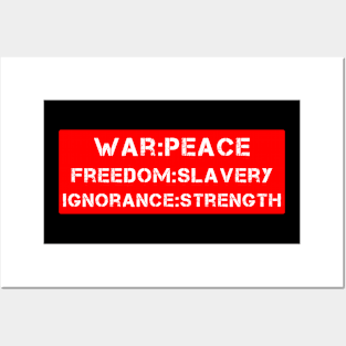 Freedom is Slavery Posters and Art